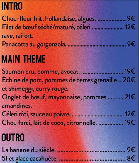 menu de britney lille|britney lille menu.